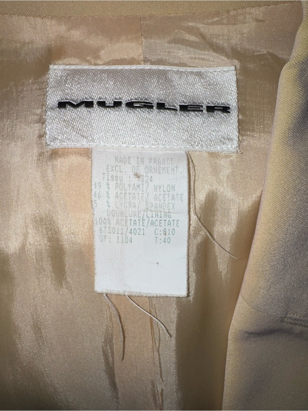 Vintage Thierry Mugler Skirt Suit - Picture 8 of 14
